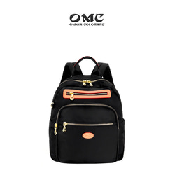 【OMC】時尚小清新手提中型後背包(83105黑色) 第6張的照片
