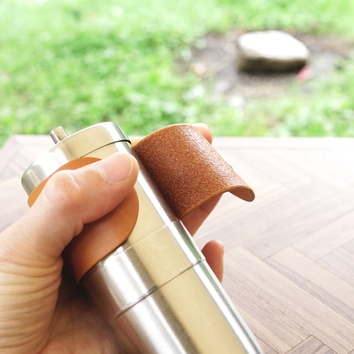 【新品】品質ハンドメイド 3Aメイプル × ココボロ ×本革グリップ12.4mm Amazon | 牛革 自転車グリップ レザーグリップ 100mm Brompton M