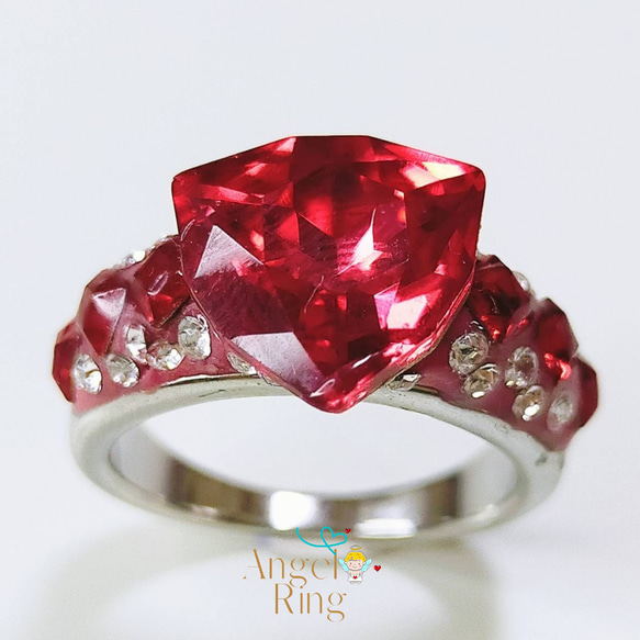 太陽神アポロンのエネルギーリング【レッド スカーレット 】10〜18号