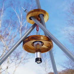 LEDランプシェード　木製(アカシア)　GOALZERO向け 4枚目の画像