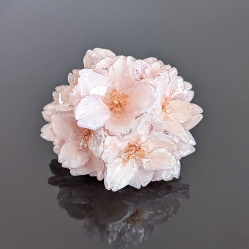 第一ネット 受注制作／納期3週間】Everpink Sakura.本物のお花 満開桜の ヘアアレンジ