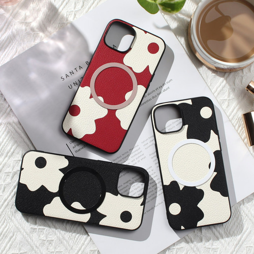 iphone ケース レザー マグセーフ対応 本革 大人かわいい 花柄 iphoneケース レザー 花柄 16 15 14 13 mini 本革 マグセーフ