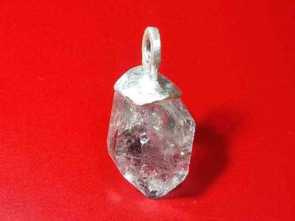 ヒマラヤ水晶の原石水晶ネックレスdc303 2枚目の画像
