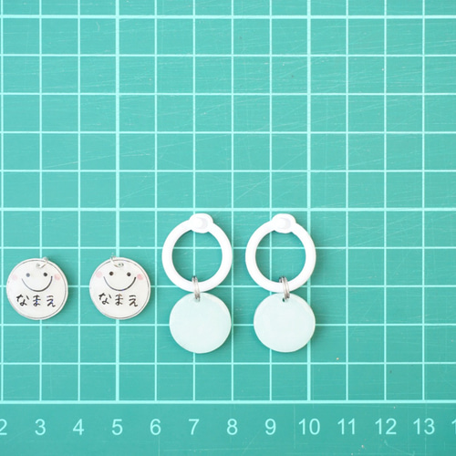 ハンドメイド 靴用 ネームタグ 靴用ネームタグ】ShoesTag Bear♡シューズ用タグ・名入れ付 | iichi