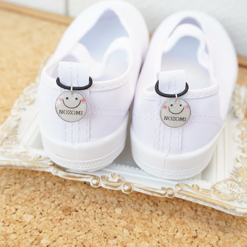 靴のネームタグ 靴用ネームタグ¨̮∗⿻ 靴用ネームタグ】ShoesTag Bear♡シューズ用タグ・名入れ付