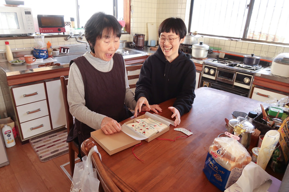 母の日にありがとう。お花靴下プレゼントBOX 16枚目の画像