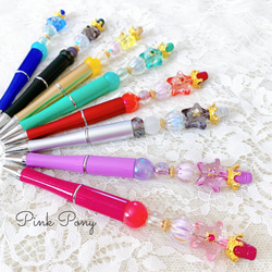 調整中❗️【カスタムボールペン】変身ペン風魔法少女ペン　【白羽根派】 調整中❗️【カスタムボールペン】変身ペン風魔法少女ペン【白