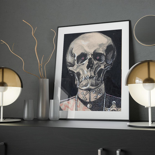 マーク・キング バンカーショット 中古 大判額装アートポスター 楽天