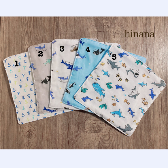 ガーゼハンカチ　キッズ887 ハンドメイド ガーゼハンカチ キッズ887 ハンドメイド