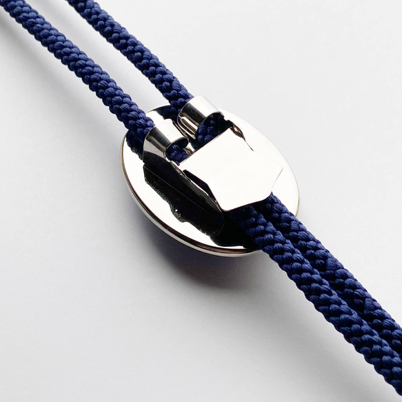 【Creema限定価格】銀河 七宝焼のループタイ ボロタイ 箔ちらし七宝 シルク紐使用 