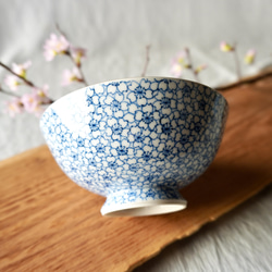 染付桜詰 飯茶碗 (小サイズ) 3枚目の画像