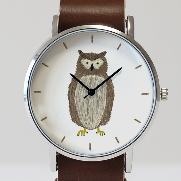 シマフクロウの腕時計 2枚目の画像
