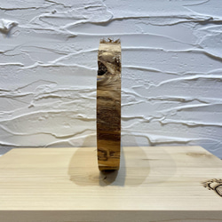 青森ヒバの輪切り 自然素材 エコ クラフト 什器 花台　 2枚目の画像