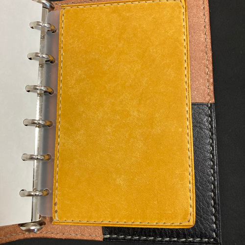 ミニ6穴手帳 革下敷き レザーリフィル【送料無料】 手帳 LezaMori 通販