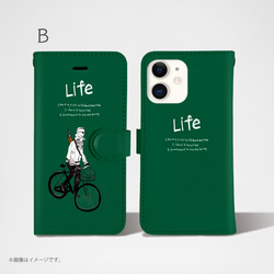 「LIFE」 Original手帳型iPhoneケース 4枚目の画像