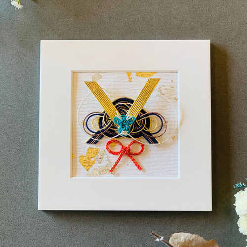 水引兜飾り青い龍ミニフレーム 五月人形・こいのぼり tomoemon 通販