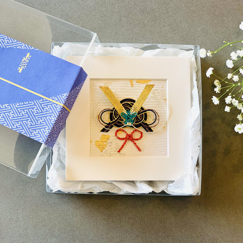 水引兜飾り青い龍ミニフレーム 五月人形・こいのぼり tomoemon 通販