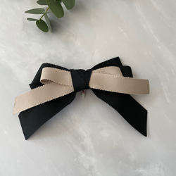 郊遊雙色絲帶⋈﻿小馬掛鉤（黑） 第2張的照片