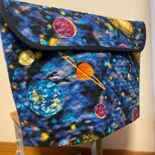 防災頭巾カバー 椅子の 背もたれ 用 カラフル宇宙 防災頭巾 防災頭巾カバー 椅子の 背もたれ 用 カラフル宇宙 防災頭巾