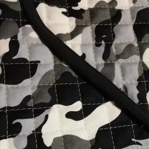 防災頭巾カバー 椅子の 背もたれ 用 白迷彩 防災頭巾カバー こめ(出品