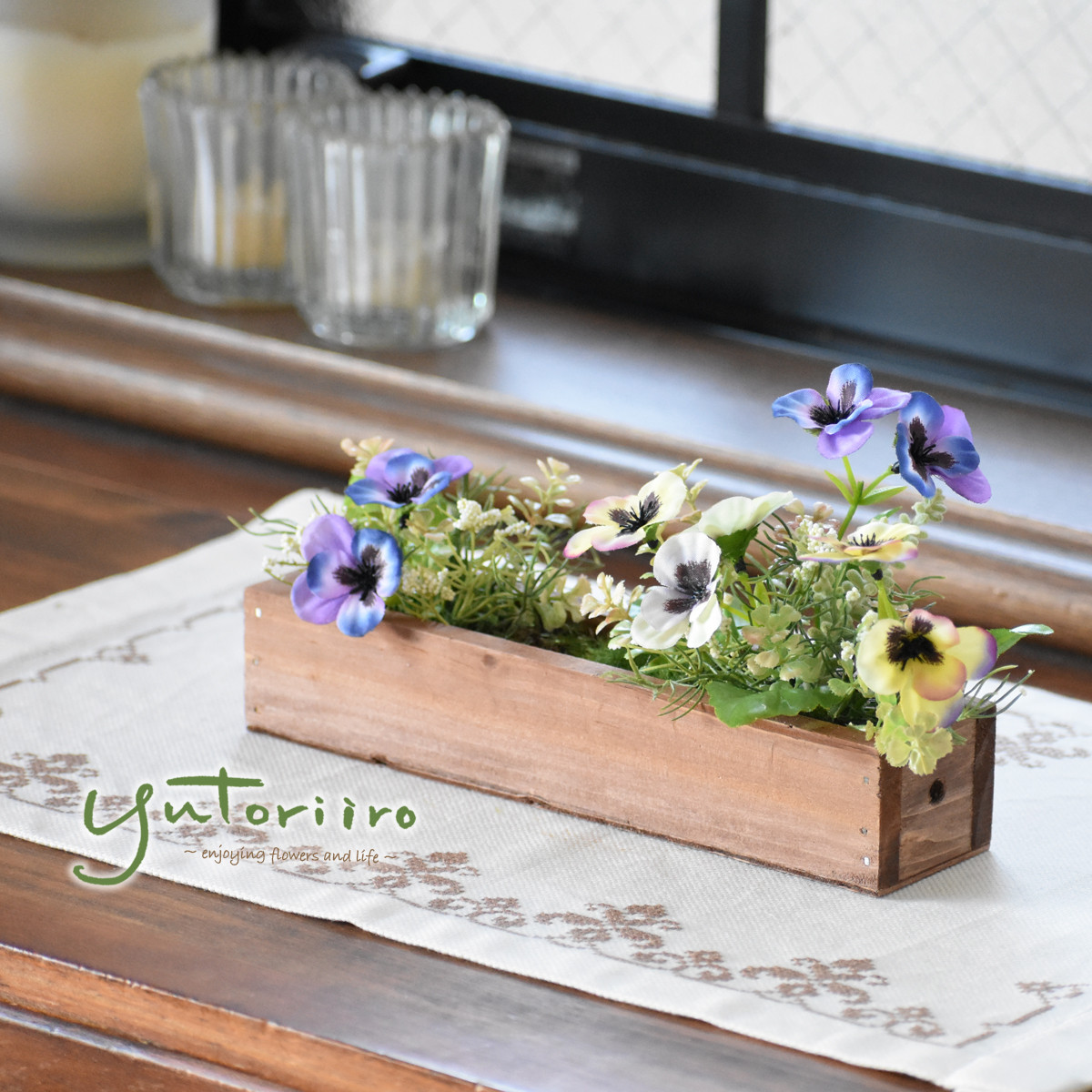 【母の日に】春の花壇　パンジー