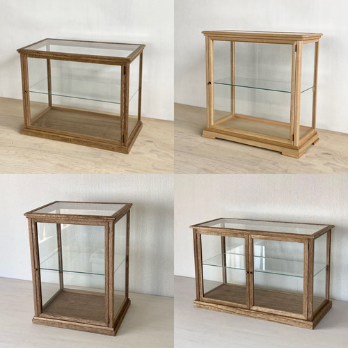 木製ガラスケース 卓上 ショーケース　コレクションボックス bourbon80h_s.jpg?fitin=272:272
