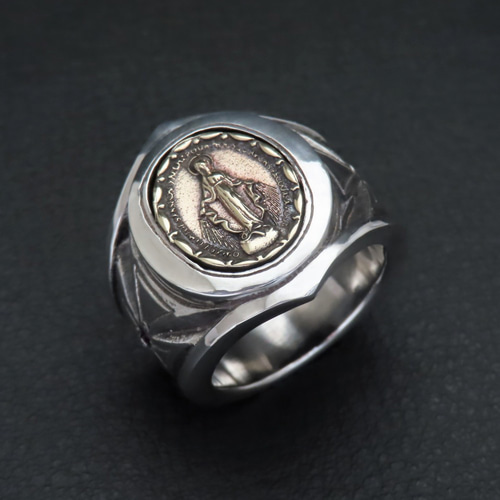 【CRAFTD London】エナメル聖母マリア印章リング CRAFTD London】エナメル聖母マリア印章リング (CRAFTD London