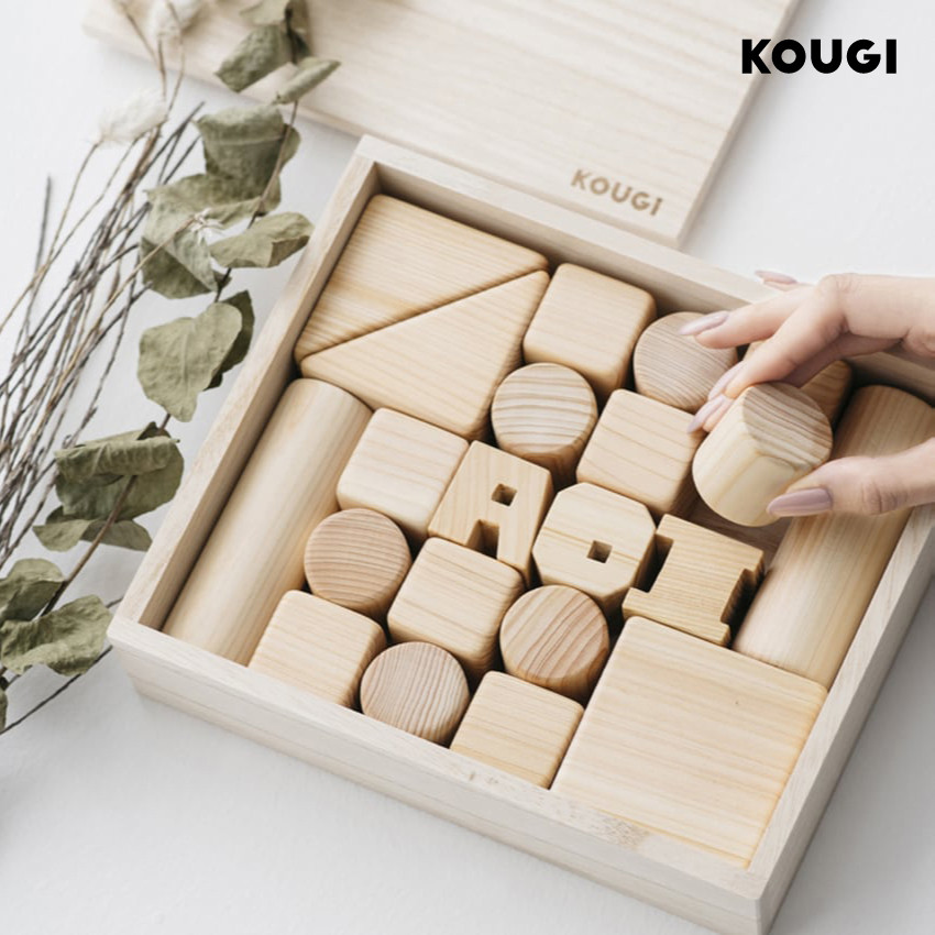 当店１番人気【出産祝い】おなまえ積み木♡Mサイズ〈桐箱入り〉名入れギフト【対象年齢０歳～・PSC認証】