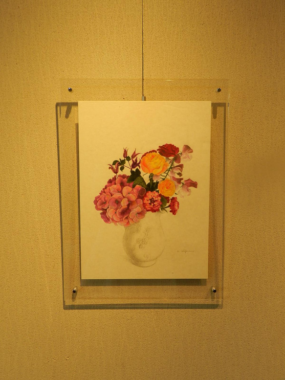 【春の花】原画額装 1枚目の画像