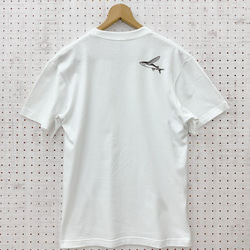 最大3日納期 さんま Ｔシャツ 選べるカラー 3色 白 紺 ベージュ メンズ レディース 半袖 ホワイト ネイビー 13枚目の画像