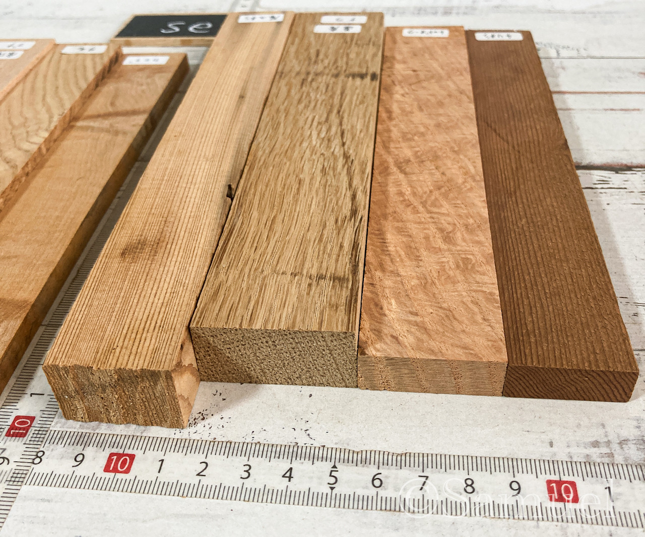 ◍四角柱『通におすすめプロものけぞる銘木セット』日本 世界の木 広葉樹 銘木 木材 WorldTreeWood C309