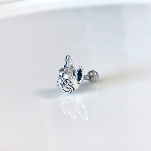 フレンチブルドッグ アニマル 犬 ボディピアス 14G 16G 18G