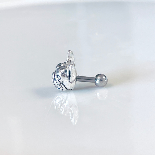 フレンチブルドッグ アニマル 犬 ボディピアス 14G 16G 18G