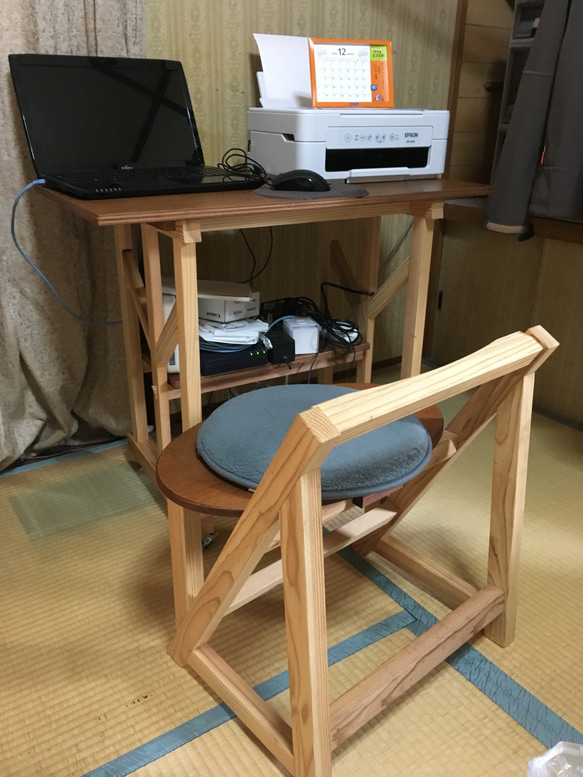 Forest 17  mini desk   ミニテーブル　木製デスク　学習机　 11枚目の画像