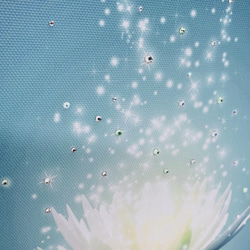 癒しのアートパネル 「sparkle」スワロ ラインストーン  蓮の花 リラックス インテリアパネル 4枚目の画像