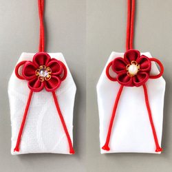 （赤い糸）元巫女が作る花のお守り袋 16枚目の画像