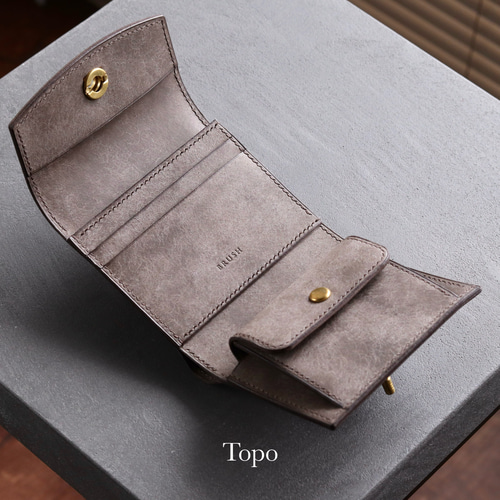 ミニウォレット / マルゴー【Ricco mini】 三つ折り財布 BRUSH 通販