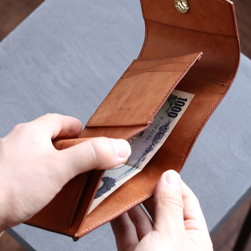 ミニウォレット / マルゴー【Ricco mini】 三つ折り財布 BRUSH 通販