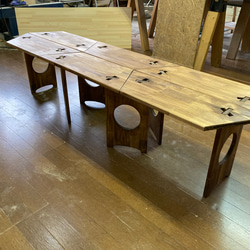 ヘキサテーブルセット（40cm） 長テーブル（プロフィール必読） 8枚目の画像