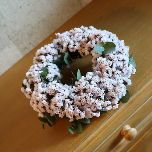 桜色ジンシ―シルバーのリース リース SERAM 通販 11440276｜Creema