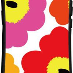 iPhone 耐衝撃 ハイブリッドケース 北欧風 大花 5色展開 11枚目の画像