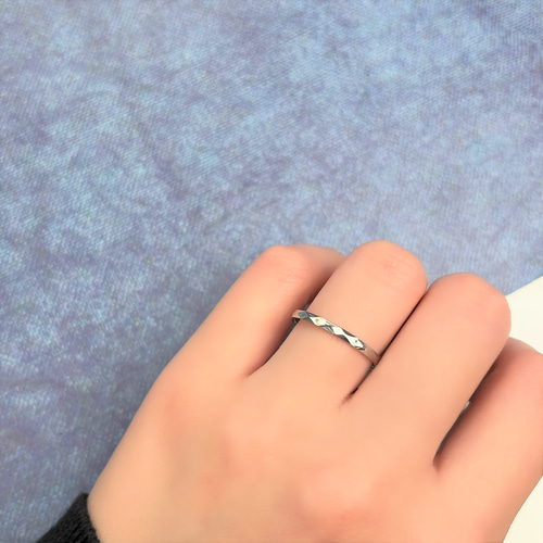 素直な愛のメッセージ＊*メッセージペアリング ステンレス 刻印