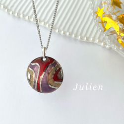七宝焼き　アクセサリー　バッジ　ネックレス　ハンドメイド 七宝・七宝焼き ネックレス・ペンダント の人気通販｜Creema