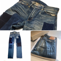 Levis 李維斯 LVC 復刻 67505-0217 日本製造鑲邊紅耳牛仔褲牛仔褲翻新 第1張的照片