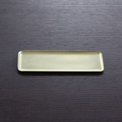 真鍮おしぼり皿　小　プレーン 5枚目の画像