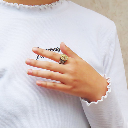 クロスリング 指輪 シルバー925 【刻印無料】クロス 十字架 リング