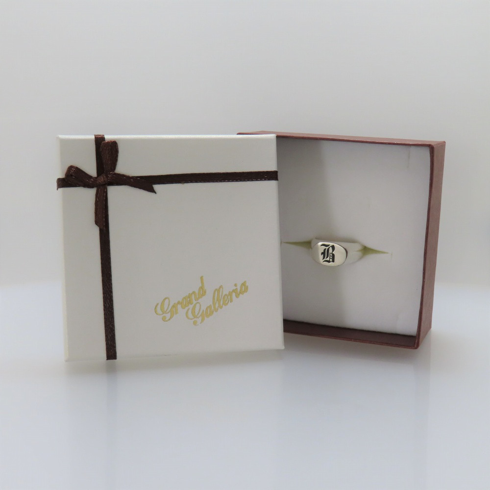 アルファベットリング B 指輪 シルバー925 【刻印無料】 アルファベット イニシャル オールドイングリッシュ