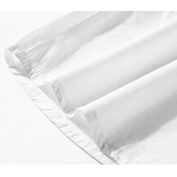 長袖シャツ　白い（生成りに近い白）ブラウス　柔らかい水洗いコットン100%　可愛い2重ポケット #12154 9枚目の画像