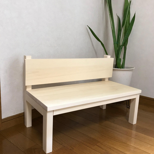 キッズソファ　キッズベンチ　キッズチェア　ナチュラル キッズチェア【小さな木のベンチ】 シンプル 木製インテリア 子供用