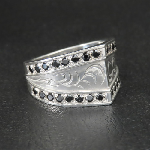 大人気新品セール ブ 指輪 唐草リング シルバー925 唐草模様 唐草 【刻印無料】 アクセサリー